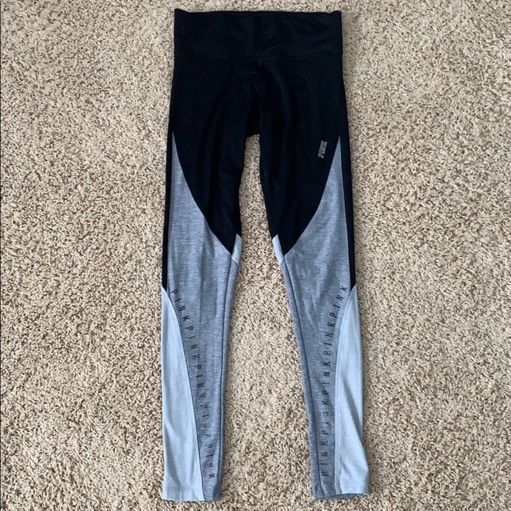 pink Victoria’s secret yoga leggings